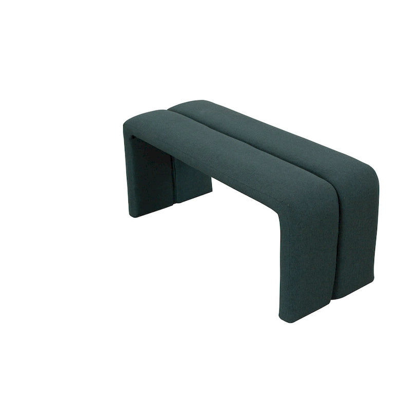 Banc/Repose-pieds rembourré moderne