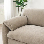 Canapé modulable en U en chenille