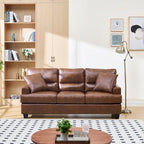 Ensemble deux pièces de chaise et de canapé en similicuir