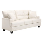 Ensemble deux pièces de chaise et de canapé en similicuir