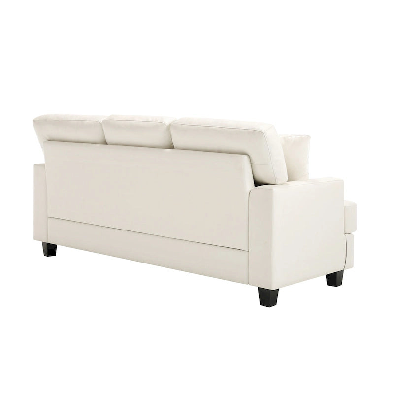 Ensemble deux pièces de chaise et de canapé en similicuir