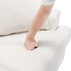 Ensemble deux pièces de chaise et de canapé en similicuir