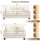 Ensemble deux pièces de chaise et de canapé en similicuir
