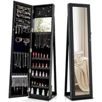 Armoire à bijoux avec miroir