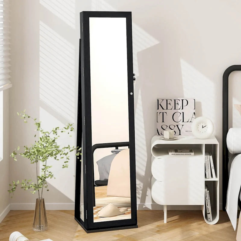 Armoire à bijoux avec miroir