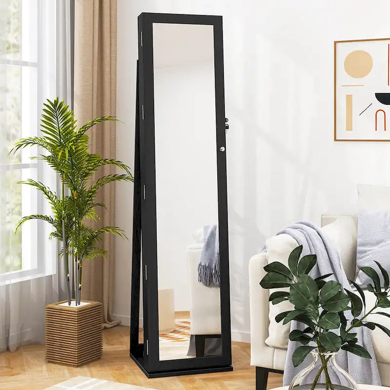 Armoire à bijoux avec miroir