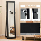 Armoire à bijoux avec miroir