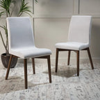 Chaises de salle à manger en tissu de style médiéval