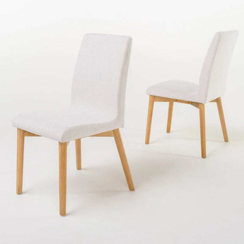Chaises de salle à manger en tissu de style médiéval
