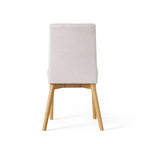 Chaises de salle à manger en tissu de style médiéval
