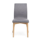 Chaises de salle à manger en tissu de style médiéval