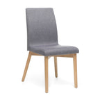 Chaises de salle à manger en tissu de style médiéval