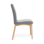 Chaises de salle à manger en tissu de style médiéval