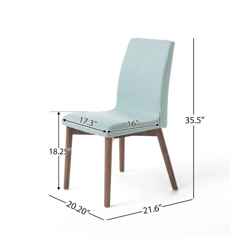 Chaises de salle à manger en tissu de style médiéval