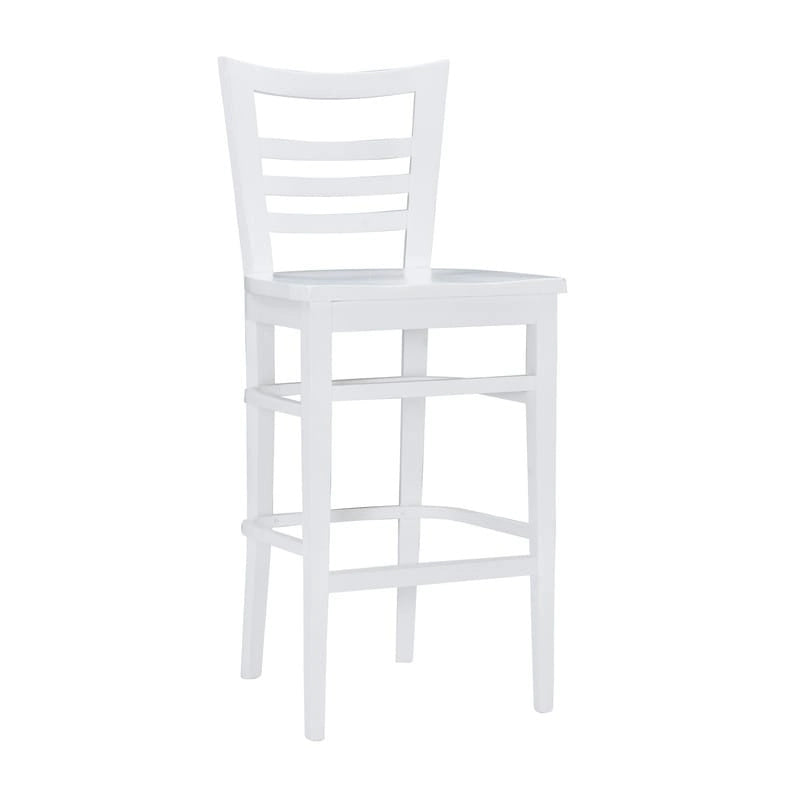 Tabourets de bar rustiques en bois massif (ensemble de 2)