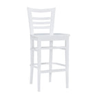 Tabourets de bar rustiques en bois massif (ensemble de 2)