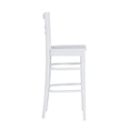 Tabourets de bar rustiques en bois massif (ensemble de 2)