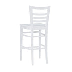Tabourets de bar rustiques en bois massif (ensemble de 2)