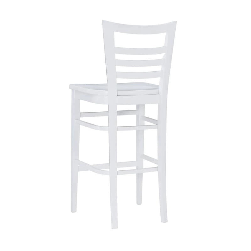 Tabourets de bar rustiques en bois massif (ensemble de 2)