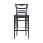 Tabourets de bar rustiques en bois massif (ensemble de 2)