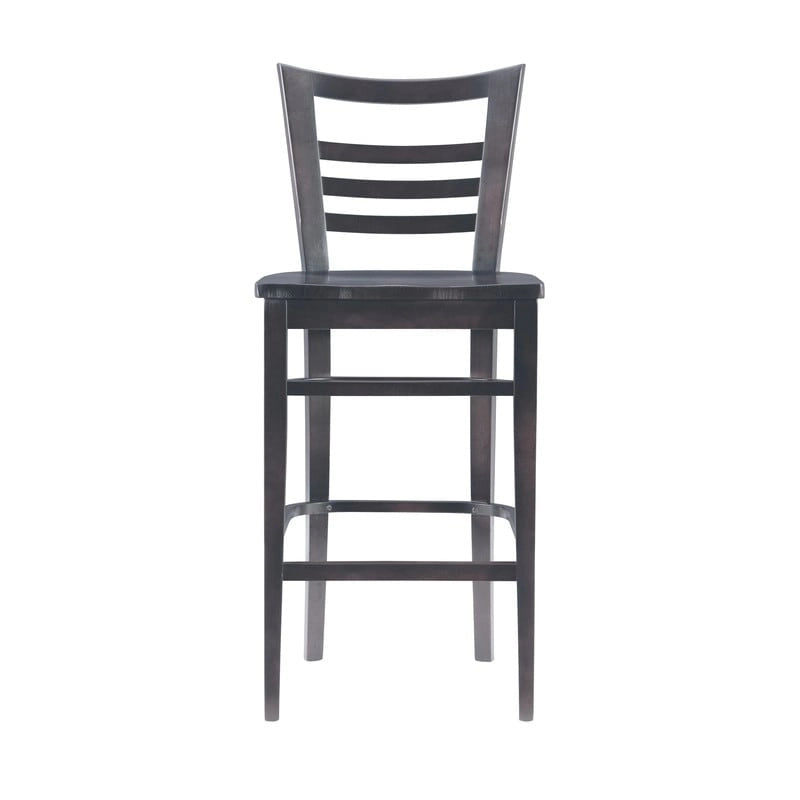 Tabourets de bar rustiques en bois massif (ensemble de 2)
