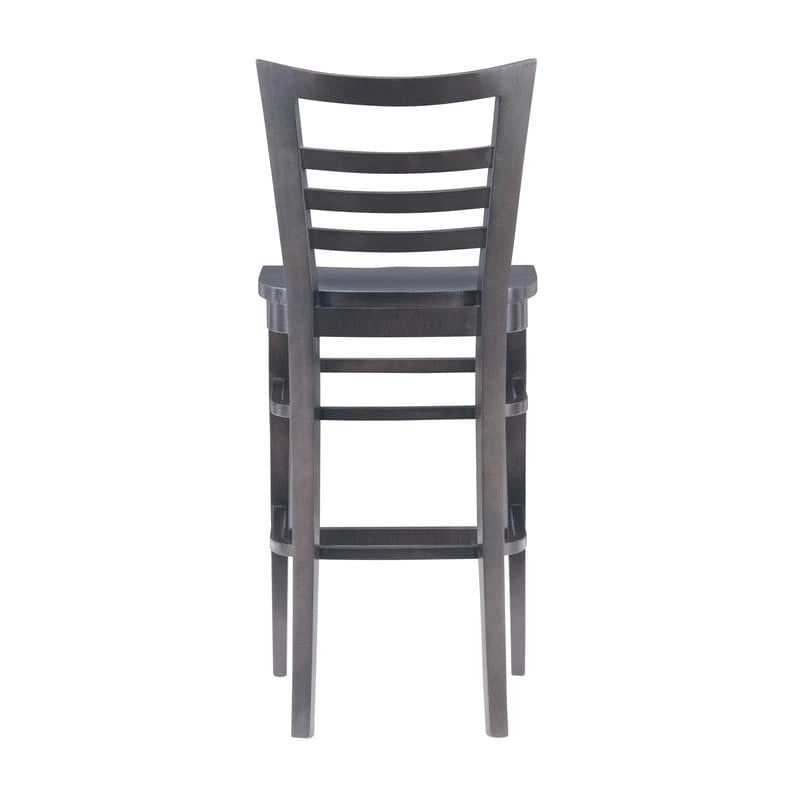 Tabourets de bar rustiques en bois massif (ensemble de 2)