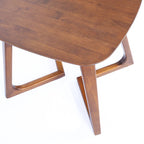 Table d'appoint rectangulaire en bois massif de style scandinave