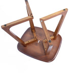 Table d'appoint rectangulaire en bois massif de style scandinave