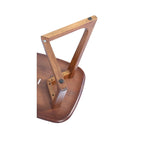 Table d'appoint rectangulaire en bois massif de style scandinave