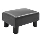 Repose-pieds rectangulaire moderne en similicuir rembourré