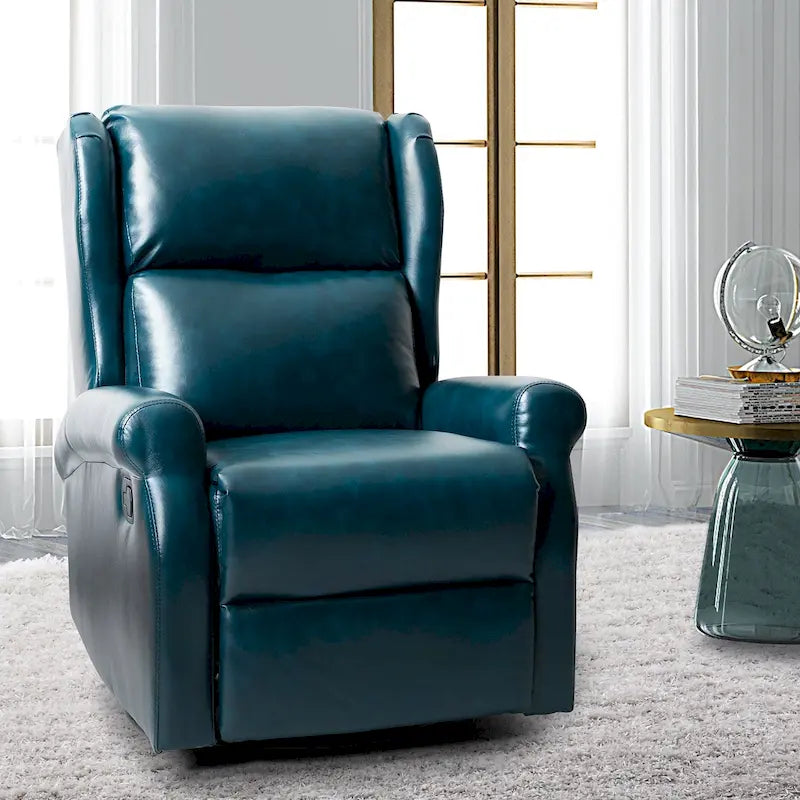 Fauteuil pivotant moderne en similicuir pour chambre d'enfant avec piétement en métal