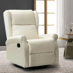 Fauteuil pivotant moderne en similicuir pour chambre d'enfant avec piétement en métal