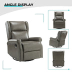 Fauteuil pivotant moderne en similicuir pour chambre d'enfant avec piétement en métal