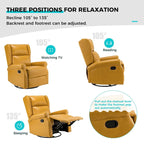 Fauteuil pivotant moderne en similicuir pour chambre d'enfant avec piétement en métal