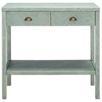 Console de table à double tiroir monocouche