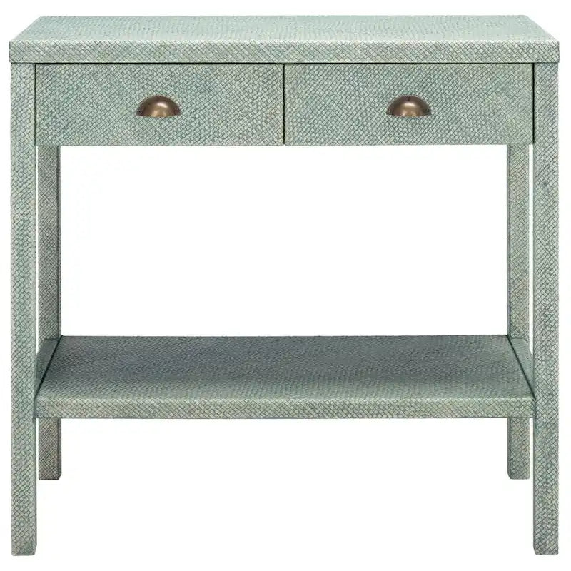 Console de table à double tiroir monocouche