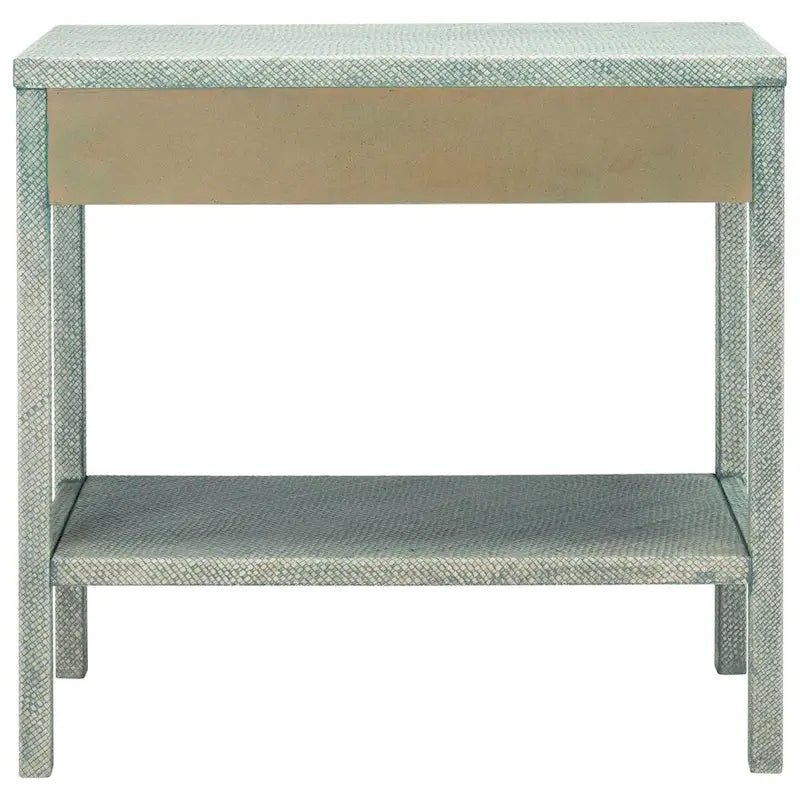 Console de table à double tiroir monocouche