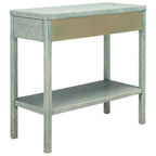 Console de table à double tiroir monocouche