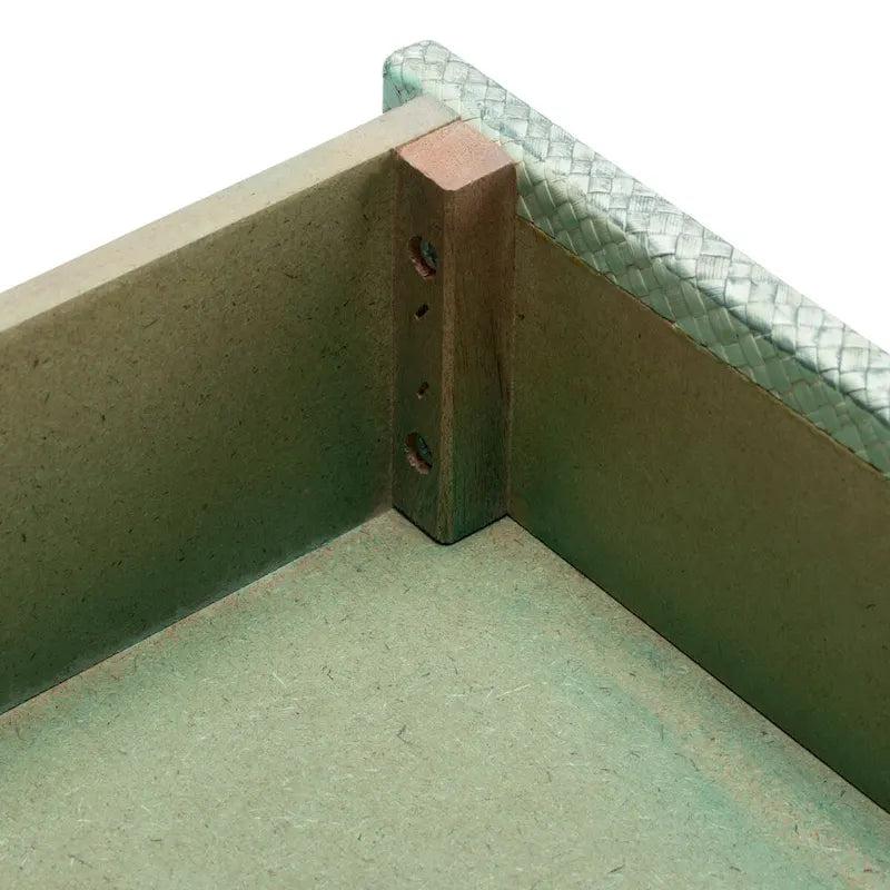 Console de table à double tiroir monocouche