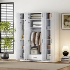 Armoire avec rangements et éléments hauts