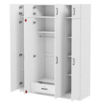 Armoire avec rangements et éléments hauts