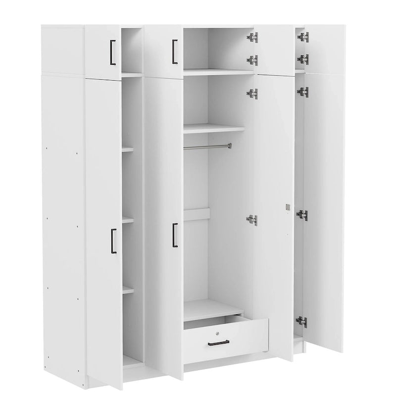 Armoire avec rangements et éléments hauts