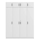 Armoire avec rangements et éléments hauts
