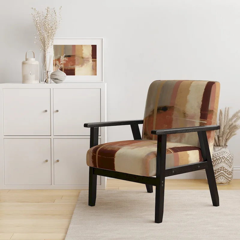 Chaises décoratives abstraites rembourrées et fauteuils de style moderne