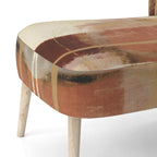 Chaises décoratives abstraites rembourrées et fauteuils de style moderne