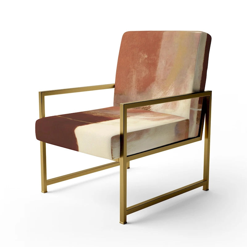 Chaises décoratives abstraites rembourrées et fauteuils de style moderne