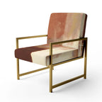 Chaises décoratives abstraites rembourrées et fauteuils de style moderne