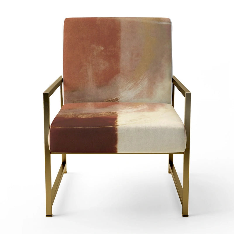 Chaises décoratives abstraites rembourrées et fauteuils de style moderne