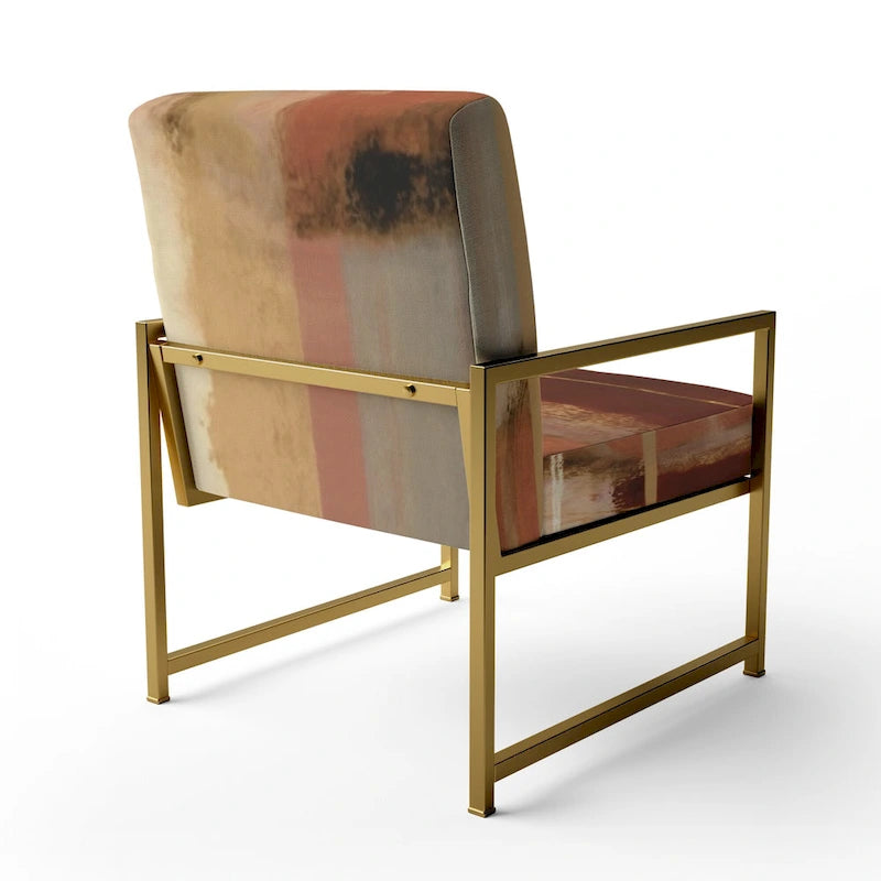 Chaises décoratives abstraites rembourrées et fauteuils de style moderne