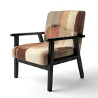 Chaises décoratives abstraites rembourrées et fauteuils de style moderne